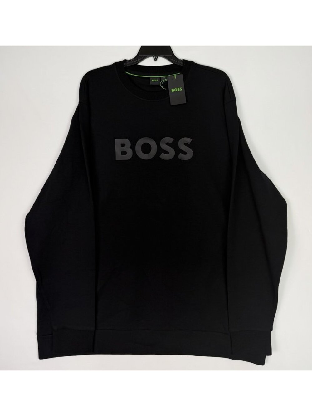 BOSS Hugo Boss Sweatshirt Salbo Crewneck Black Mens Size 3XL NEW